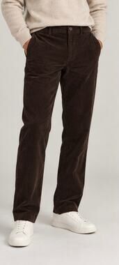 Façonnable Men’s Brown Corduroy Pants 36R 100% Cotton Straight Leg Trousers